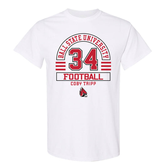 Ball State - NCAA Football : Coby Tripp - Classic Fashion Shersey T-Shirt-0