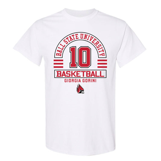 Ball State - NCAA Women's Basketball : Giorgia Gorini - Classic Fashion Shersey T-Shirt-0
