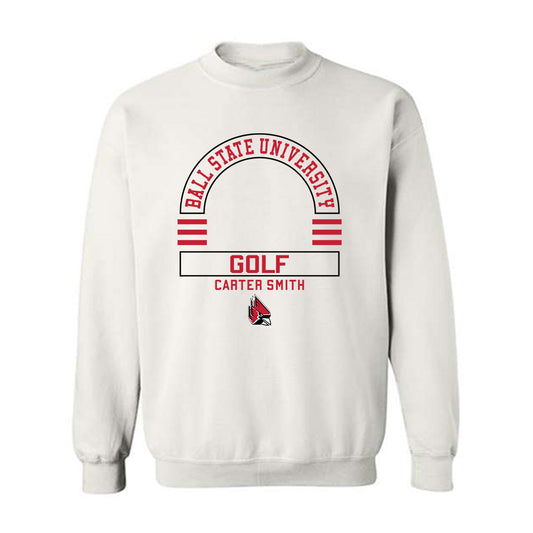 Ball State - NCAA Men's Golf : Carter Smith - Classic Fashion Shersey Crewneck Sweatshirt-0