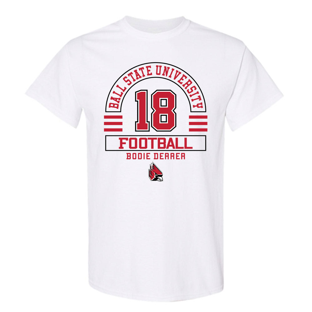 Ball State - NCAA Football : Bodie Derrer - Classic Fashion Shersey T-Shirt-0