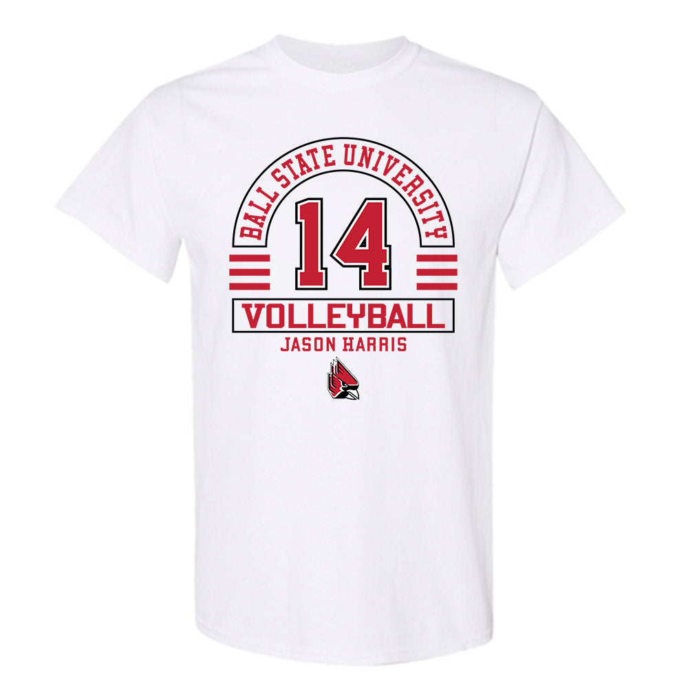 Ball State - NCAA Men's Volleyball : Jason Harris - Classic Fashion Shersey T-Shirt-0