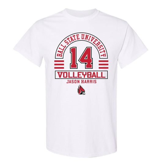Ball State - NCAA Men's Volleyball : Jason Harris - Classic Fashion Shersey T-Shirt-0