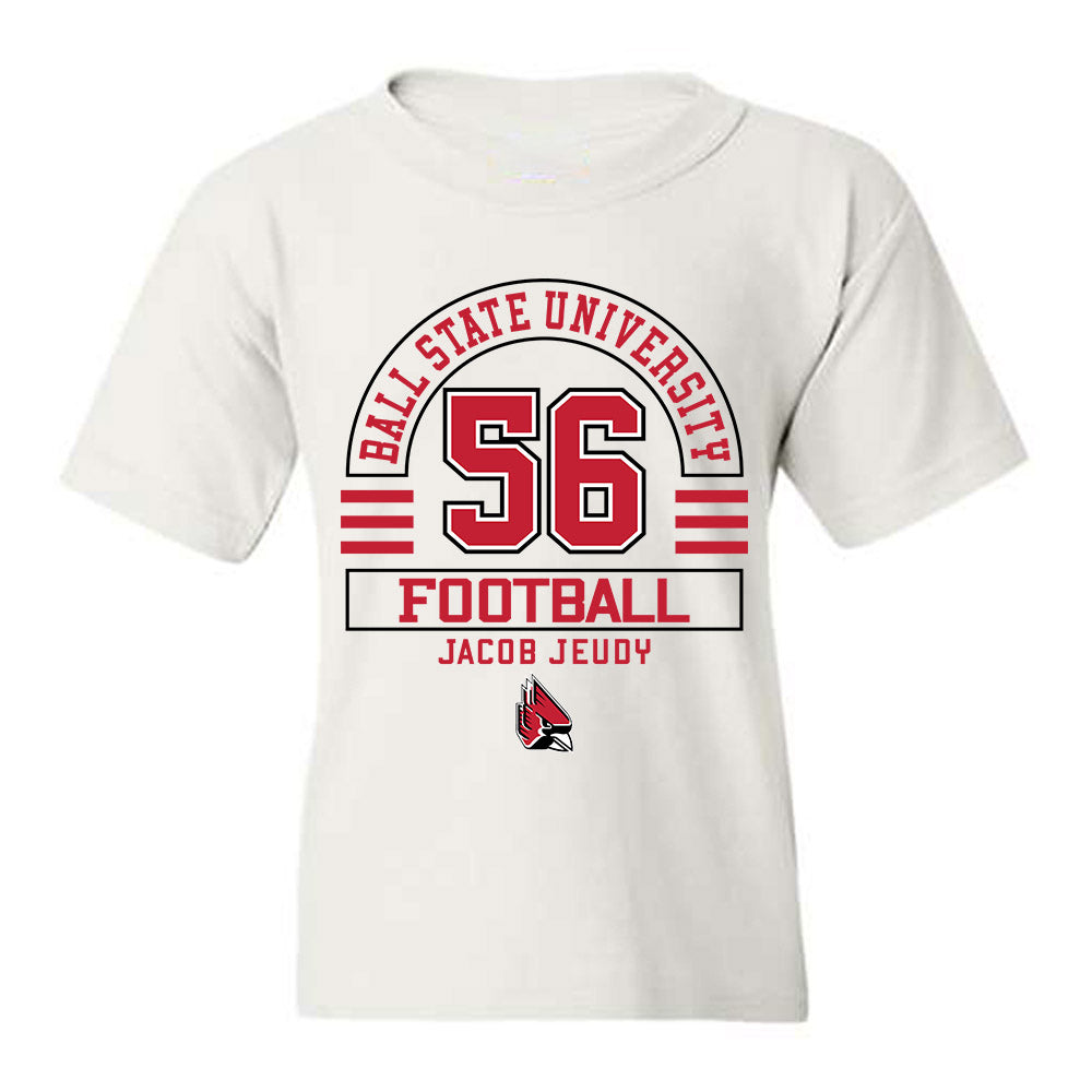 Ball State - NCAA Football : Jacob Jeudy - Classic Fashion Shersey Youth T-Shirt-0