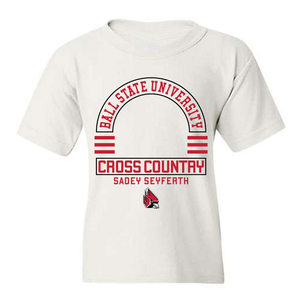 Ball State - NCAA Women's Cross Country : Sadey Seyferth - Classic Fashion Shersey Youth T-Shirt-0