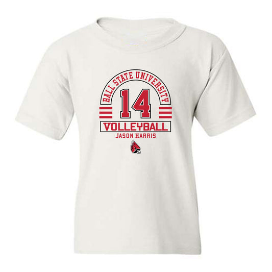 Ball State - NCAA Men's Volleyball : Jason Harris - Classic Fashion Shersey Youth T-Shirt-0