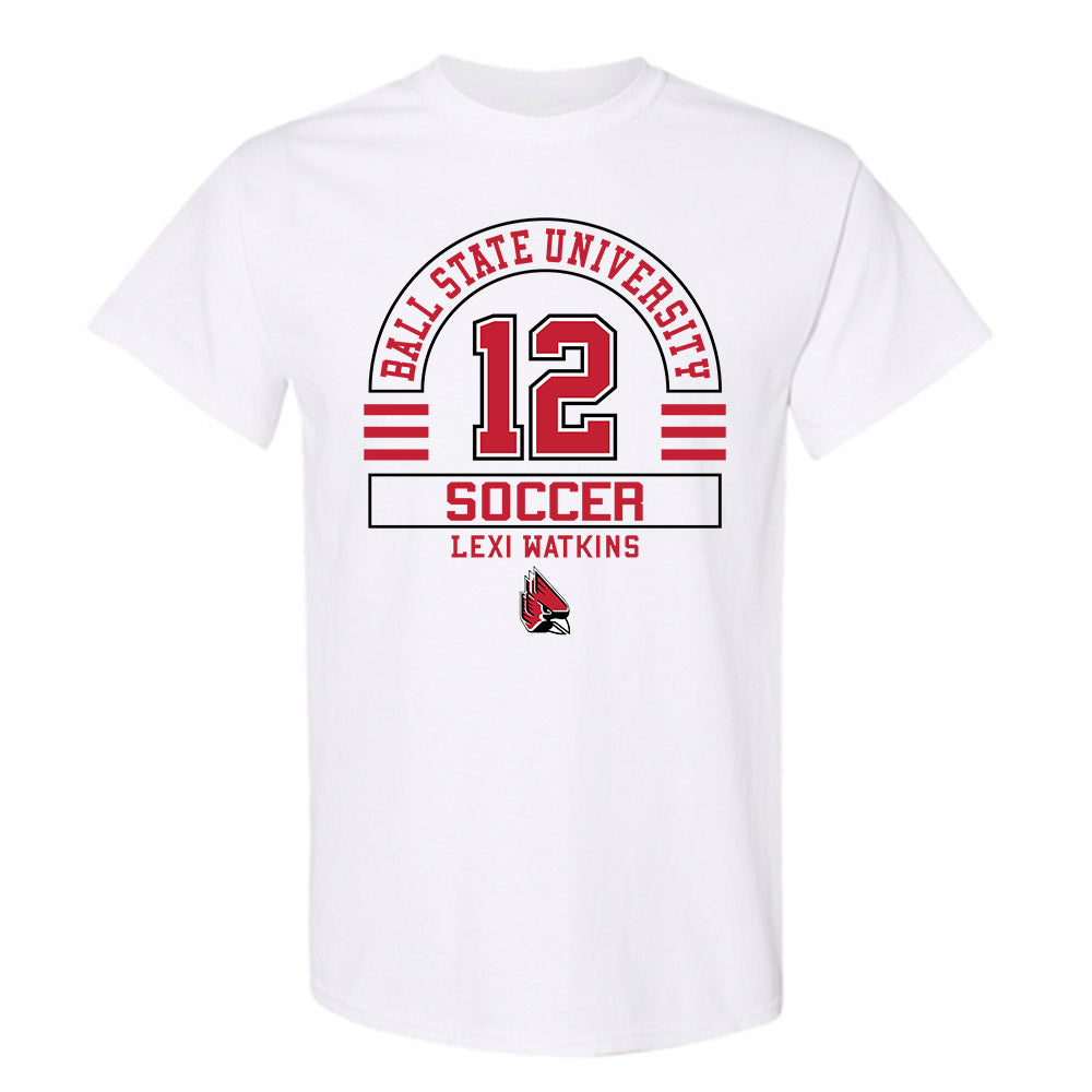 Ball State - NCAA Women's Soccer : Lexi Watkins - Classic Fashion Shersey T-Shirt-0