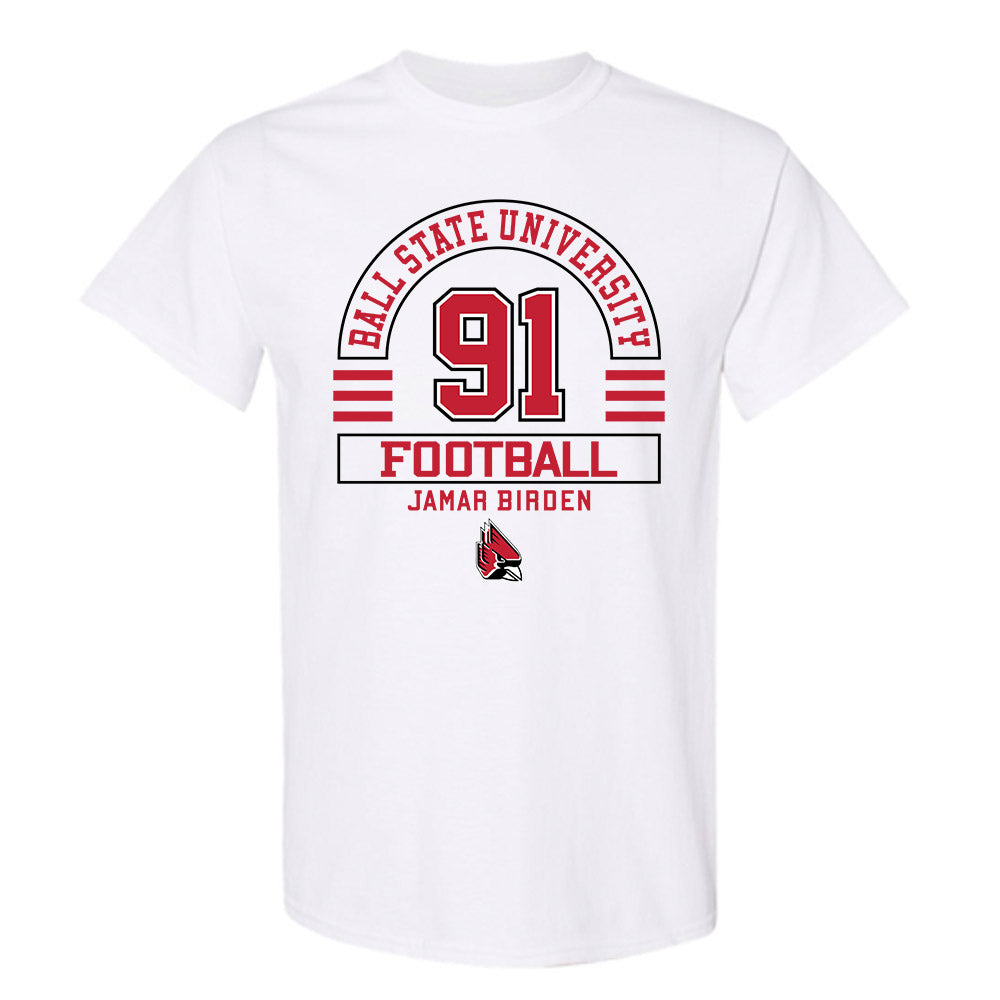 Ball State - NCAA Football : Jamar Birden - Classic Fashion Shersey T-Shirt-0