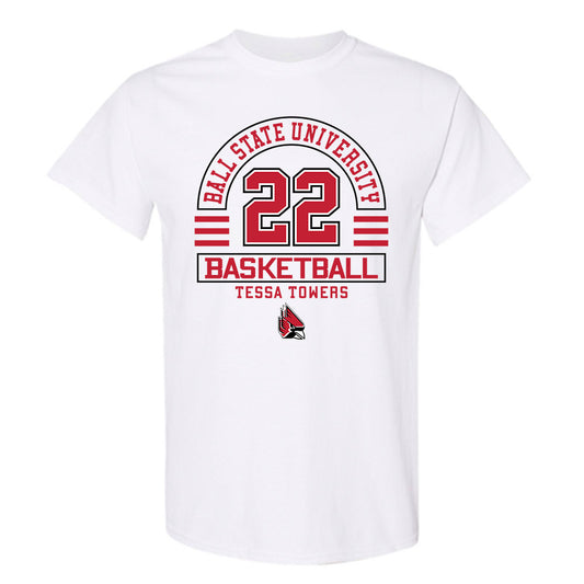 Ball State - NCAA Women's Basketball : Tessa Towers - Classic Fashion Shersey T-Shirt-0