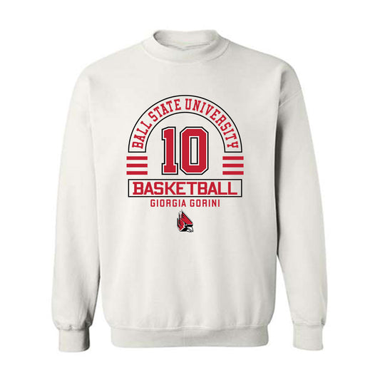Ball State - NCAA Women's Basketball : Giorgia Gorini - Classic Fashion Shersey Crewneck Sweatshirt-0