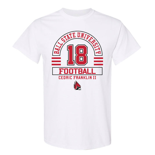 Ball State - NCAA Football : Cedric Franklin II - Classic Fashion Shersey T-Shirt-0