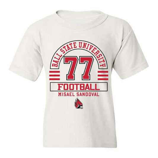 Ball State - NCAA Football : Misael Sandoval - Classic Fashion Shersey Youth T-Shirt-0