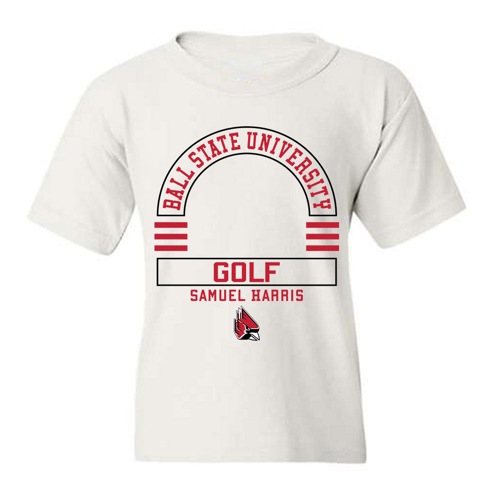 Ball State - NCAA Men's Golf : Samuel Harris - Classic Fashion Shersey Youth T-Shirt-0