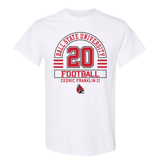 Ball State - NCAA Football : Cedric Franklin II - Classic Fashion Shersey T-Shirt-0