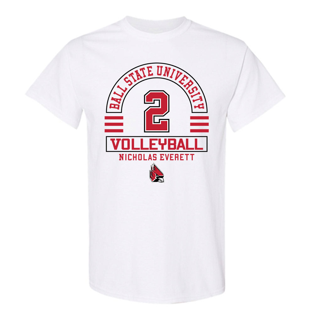 Ball State - NCAA Men's Volleyball : Nicholas Everett - Classic Fashion Shersey T-Shirt-0