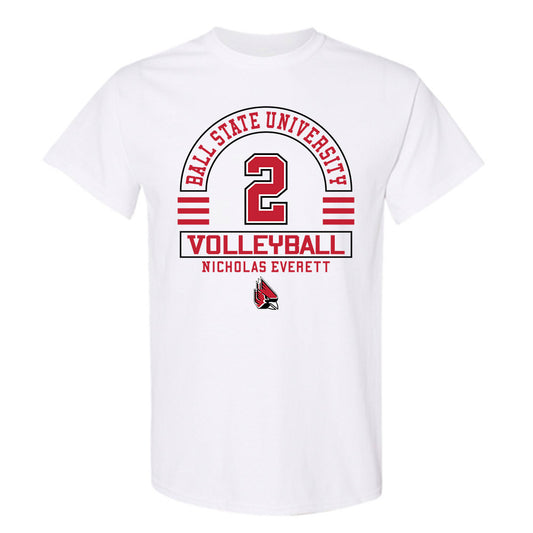 Ball State - NCAA Men's Volleyball : Nicholas Everett - Classic Fashion Shersey T-Shirt-0