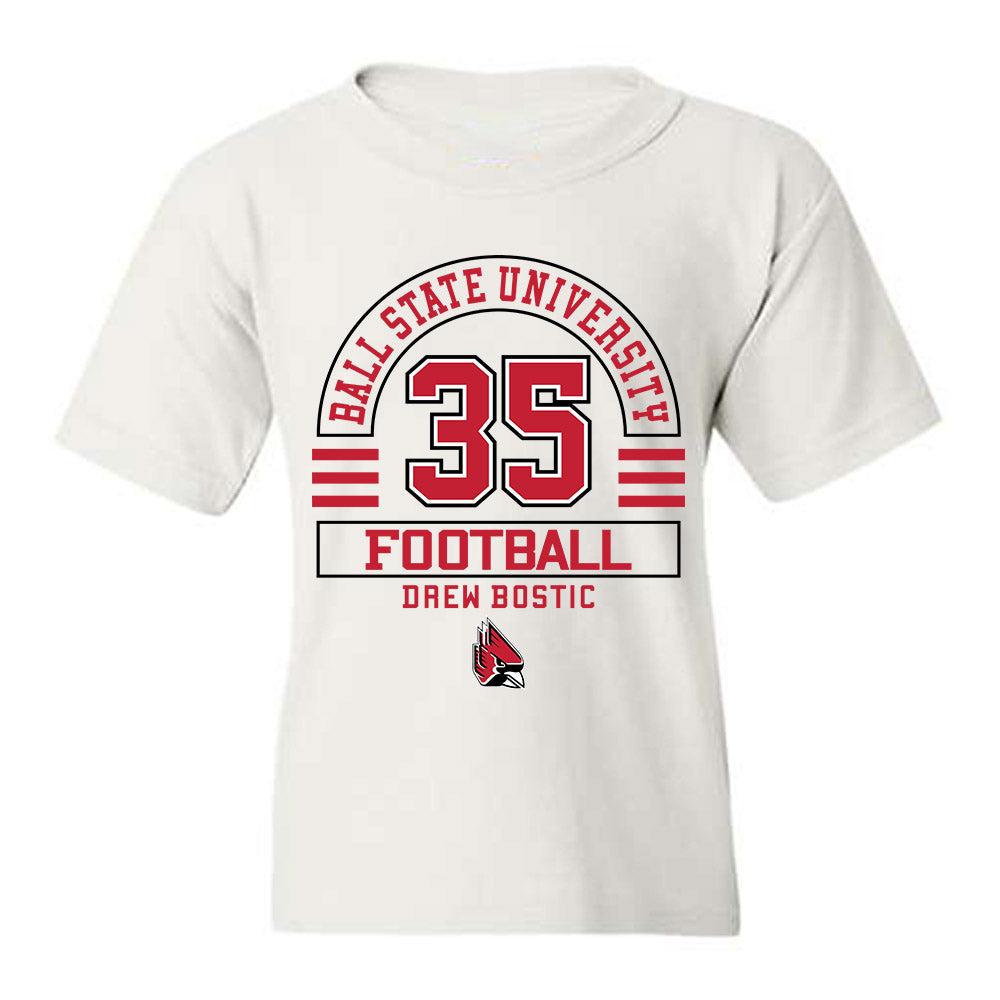 Ball State - NCAA Football : Drew Bostic - Classic Fashion Shersey Youth T-Shirt-0