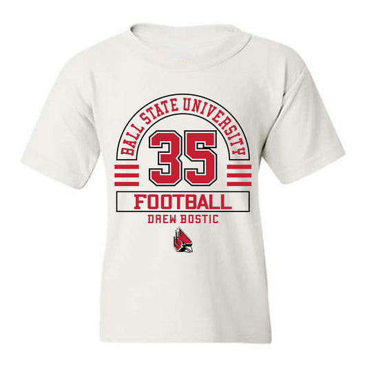 Ball State - NCAA Football : Drew Bostic - Classic Fashion Shersey Youth T-Shirt-0