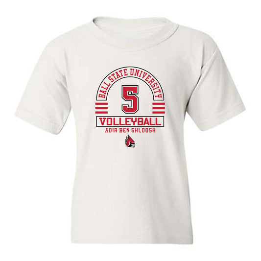 Ball State - NCAA Men's Volleyball : Adir Ben Shloosh - Classic Fashion Shersey Youth T-Shirt-0