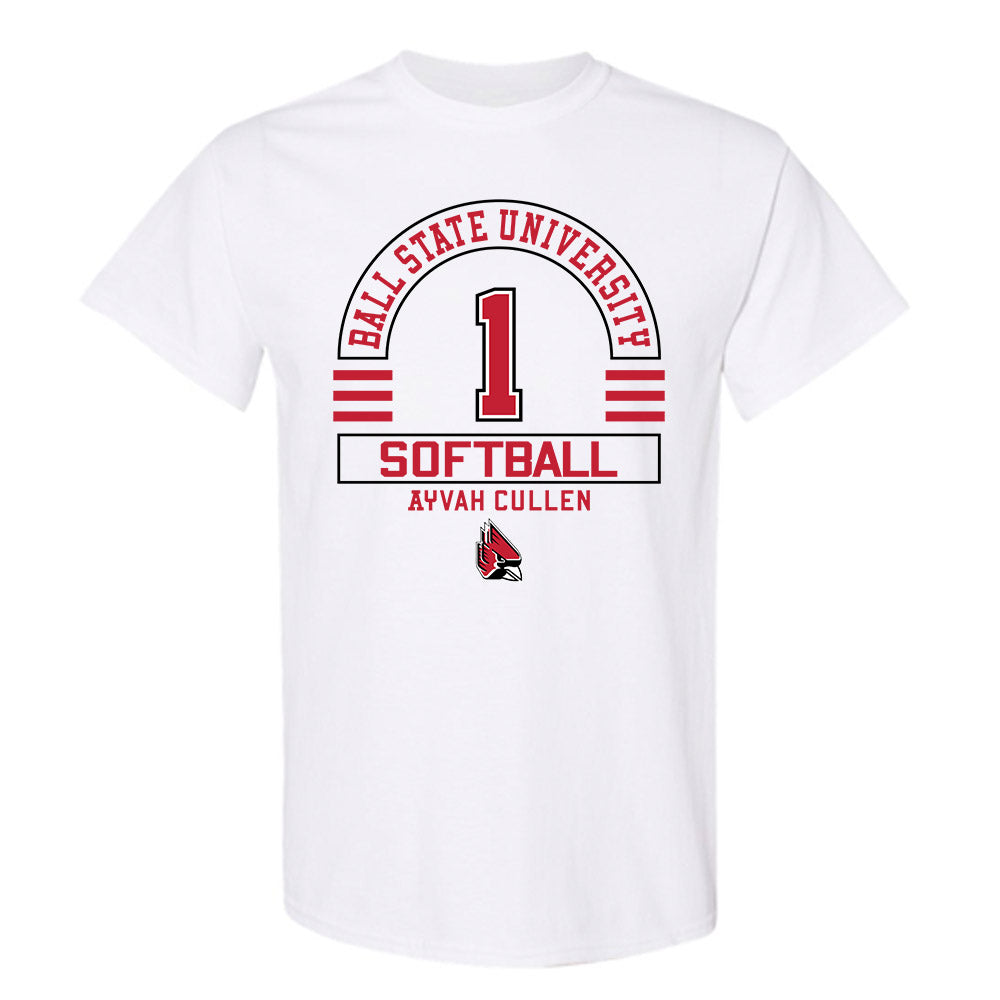 Ball State - NCAA Softball : Ayvah Cullen - Classic Fashion Shersey T-Shirt-0