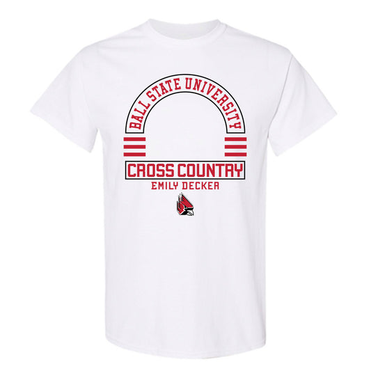 Ball State - NCAA Women's Cross Country : Emily Decker - Classic Fashion Shersey T-Shirt-0