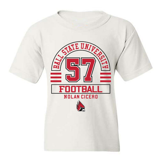 Ball State - NCAA Football : Nolan Cicero - Classic Fashion Shersey Youth T-Shirt-0