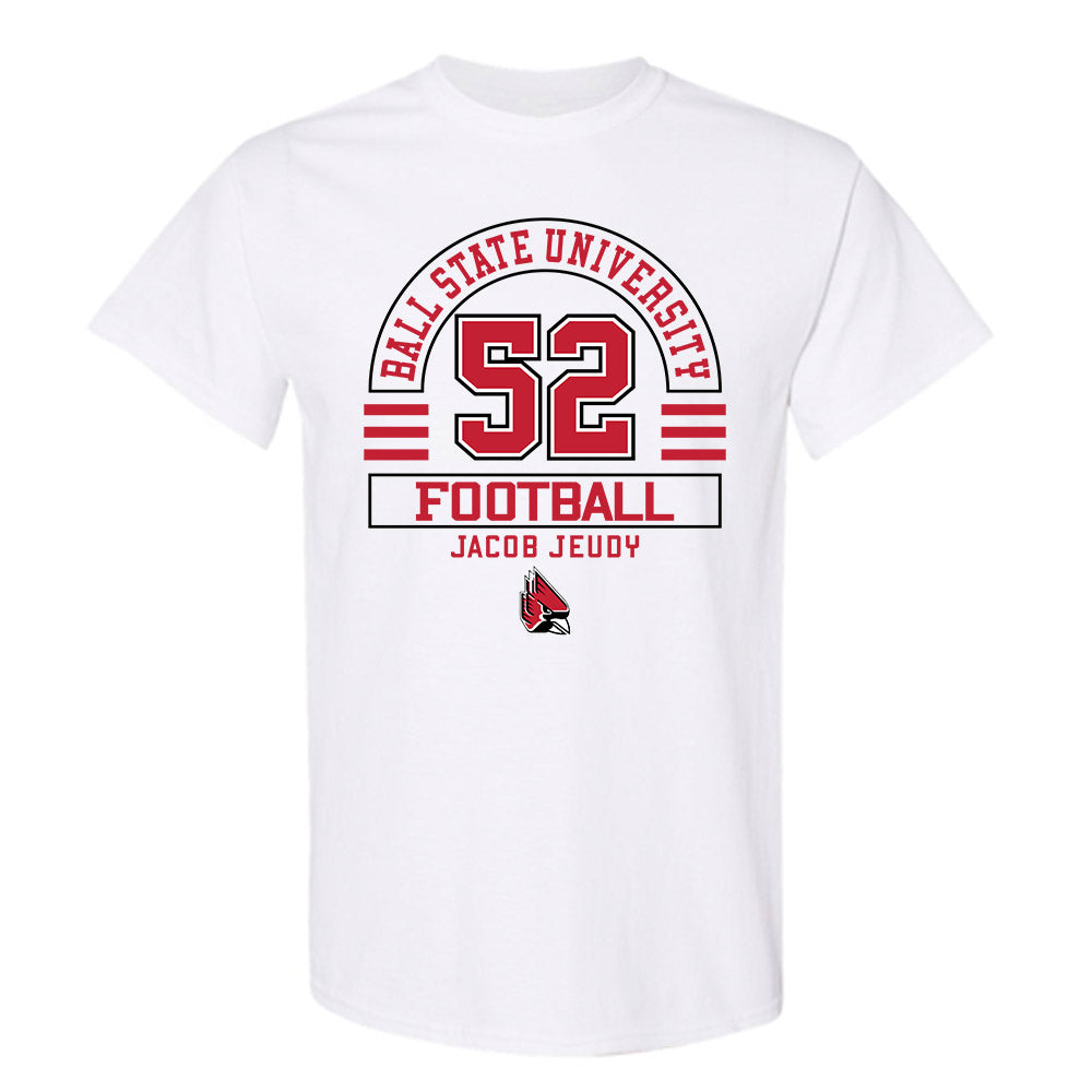 Ball State - NCAA Football : Jacob Jeudy - Classic Fashion Shersey T-Shirt-0
