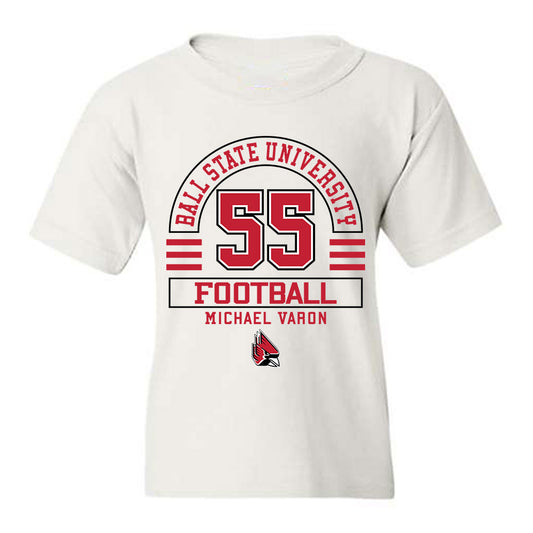Ball State - NCAA Football : Michael Varon - Classic Fashion Shersey Youth T-Shirt-0