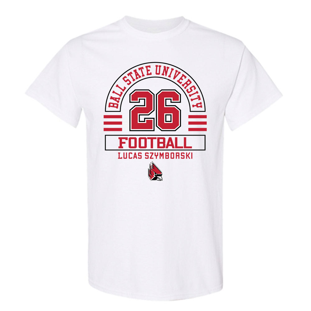 Ball State - NCAA Football : Lucas Szymborski - Classic Fashion Shersey T-Shirt-0