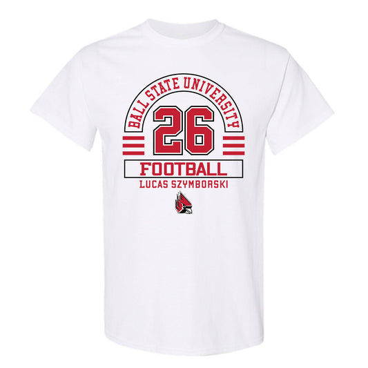 Ball State - NCAA Football : Lucas Szymborski - Classic Fashion Shersey T-Shirt-0