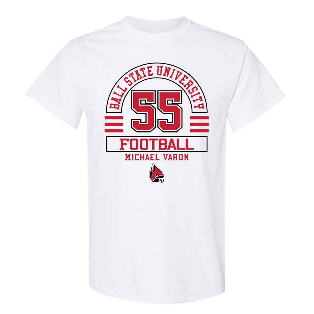 Ball State - NCAA Football : Michael Varon - Classic Fashion Shersey T-Shirt-0