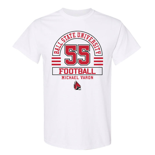 Ball State - NCAA Football : Michael Varon - Classic Fashion Shersey T-Shirt-0