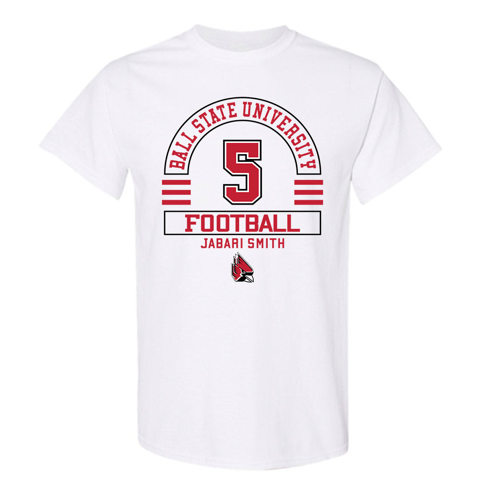 Ball State - NCAA Football : Jabari Smith - Classic Fashion Shersey T-Shirt-0
