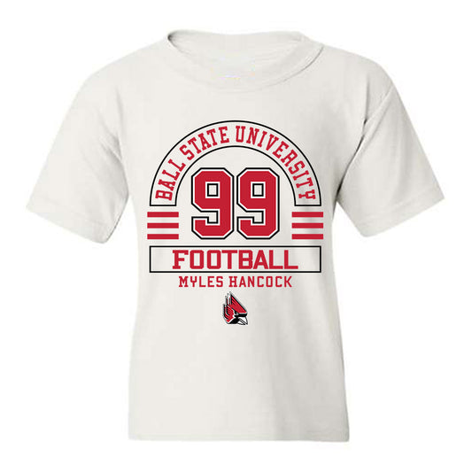 Ball State - NCAA Football : Myles Hancock - Classic Fashion Shersey Youth T-Shirt-0