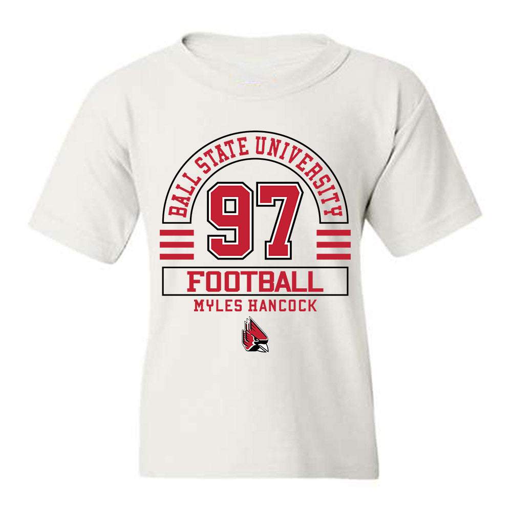 Ball State - NCAA Football : Myles Hancock - Classic Fashion Shersey Youth T-Shirt-0