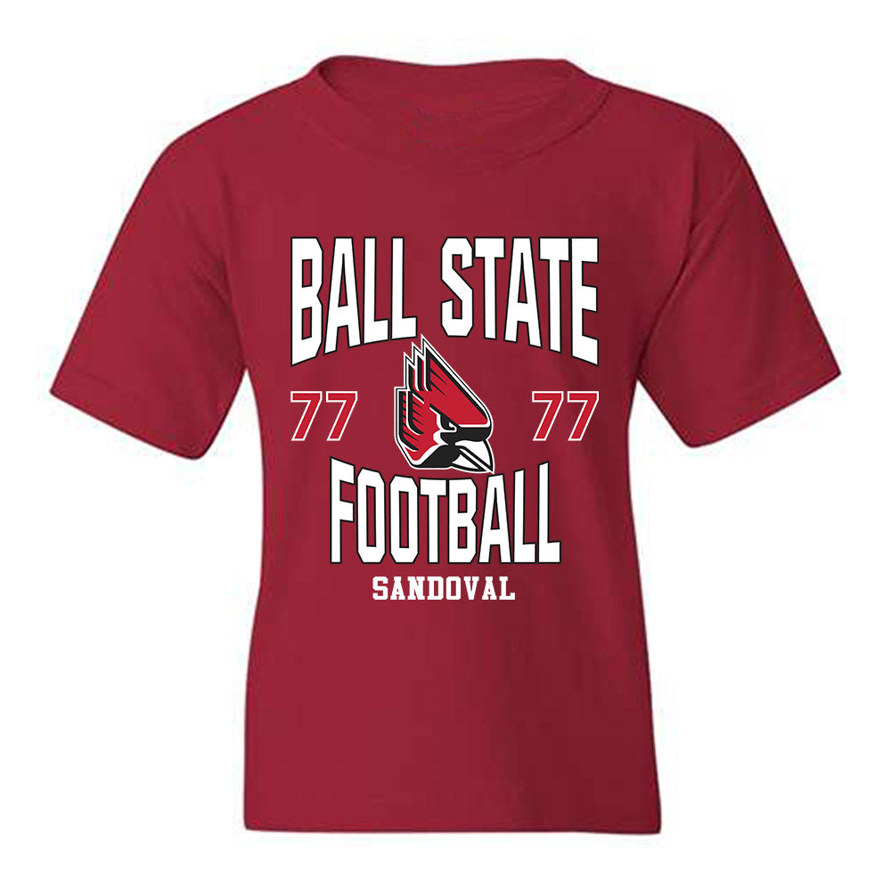 Ball State - NCAA Football : Misael Sandoval - Classic Fashion Shersey Youth T-Shirt-0
