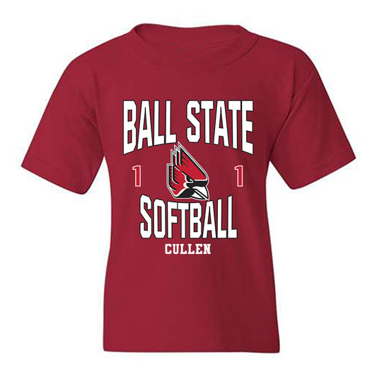 Ball State - NCAA Softball : Ayvah Cullen - Classic Fashion Shersey Youth T-Shirt-0