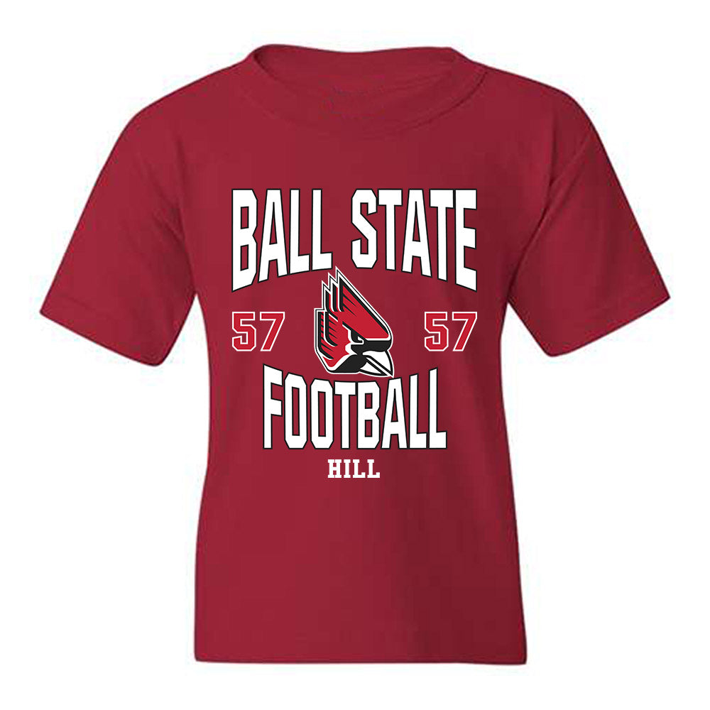 Ball State - NCAA Football : Reese Hill - Classic Fashion Shersey Youth T-Shirt-0