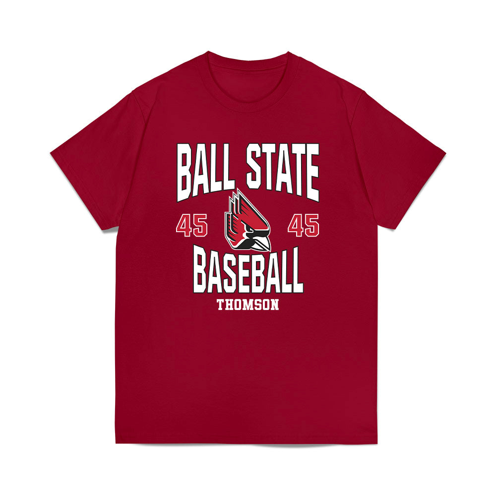 Ball State - NCAA Baseball : Kellen Thomson - Classic Fashion Shersey T-Shirt-0
