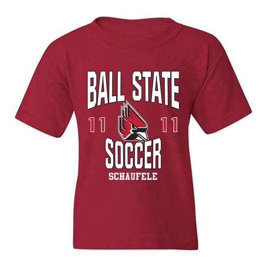 Ball State - NCAA Women's Soccer : Ainsley Schaufele - Classic Fashion Shersey Youth T-Shirt-0