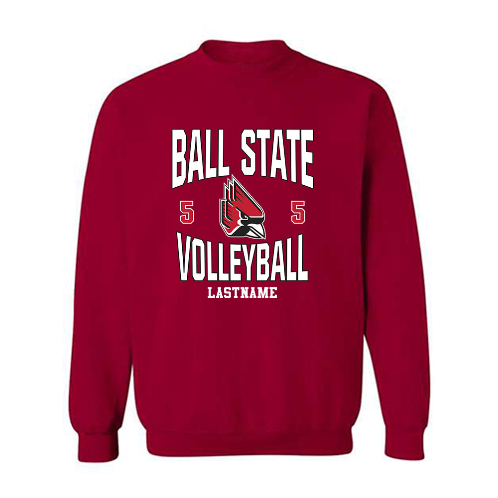 Ball State - NCAA Men's Volleyball : Adir Ben Shloosh - Classic Fashion Shersey Crewneck Sweatshirt-0
