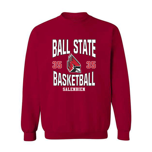 Ball State - NCAA Women's Basketball : Bree Salenbien - Classic Fashion Shersey Crewneck Sweatshirt-0
