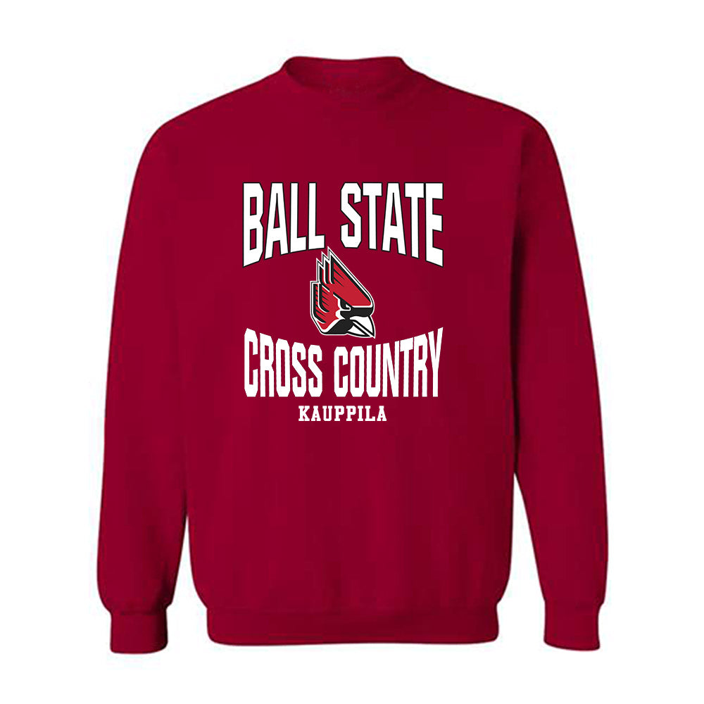 Ball State - NCAA Women's Cross Country : Kaitlyn Kauppila - Classic Fashion Shersey Crewneck Sweatshirt-0