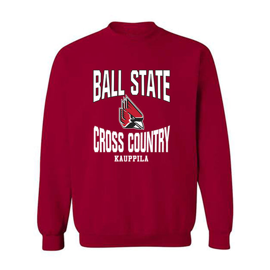 Ball State - NCAA Women's Cross Country : Kaitlyn Kauppila - Classic Fashion Shersey Crewneck Sweatshirt-0