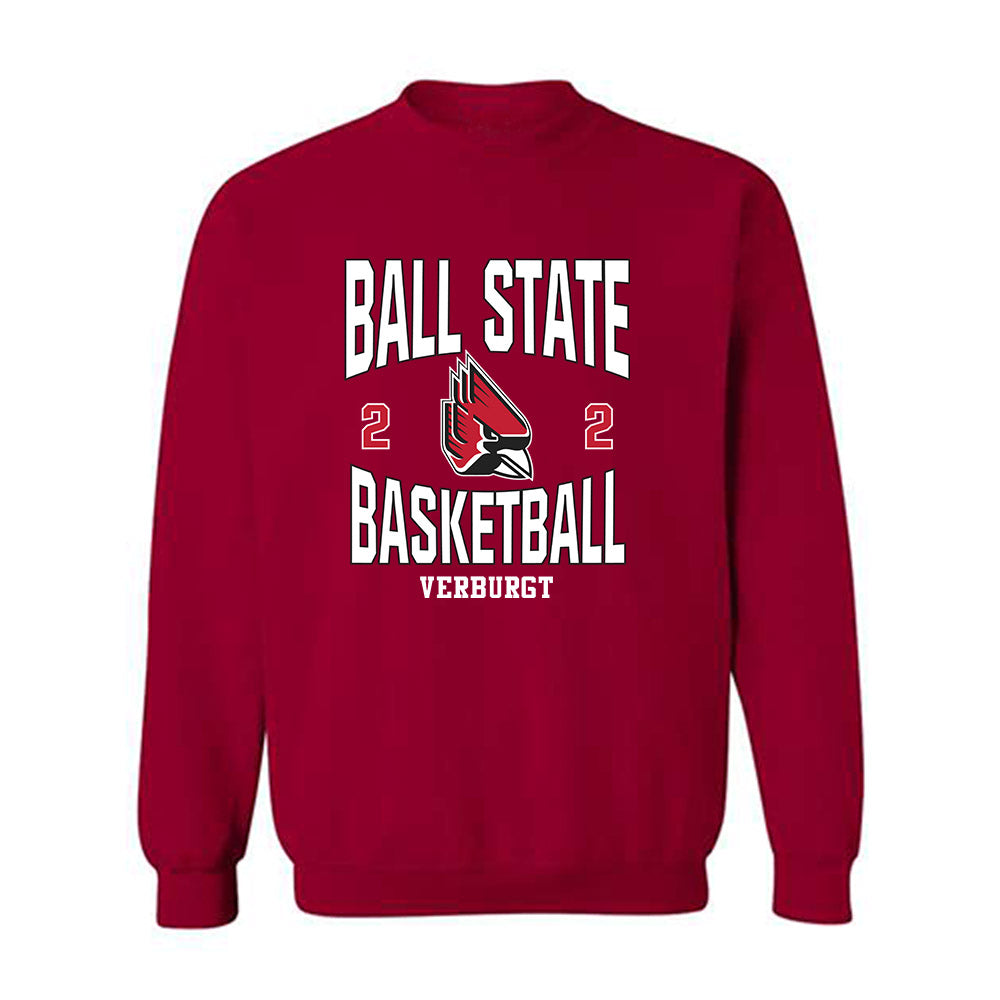 Ball State - NCAA Women's Basketball : Zhen Verburgt - Classic Fashion Shersey Crewneck Sweatshirt-0
