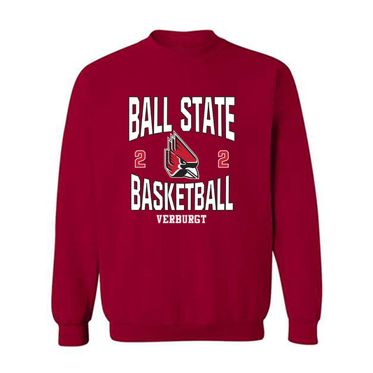 Ball State - NCAA Women's Basketball : Zhen Verburgt - Classic Fashion Shersey Crewneck Sweatshirt-0