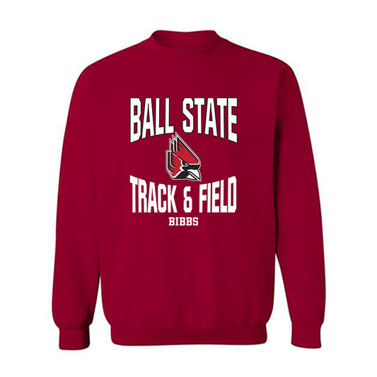 Ball State - NCAA Women's Track & Field : Trinity Bibbs - Classic Fashion Shersey Crewneck Sweatshirt-0