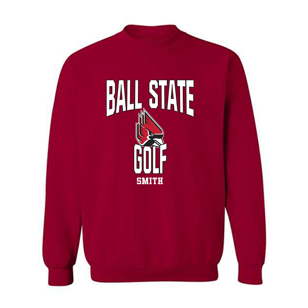 Ball State - NCAA Men's Golf : Carter Smith - Classic Fashion Shersey Crewneck Sweatshirt-0