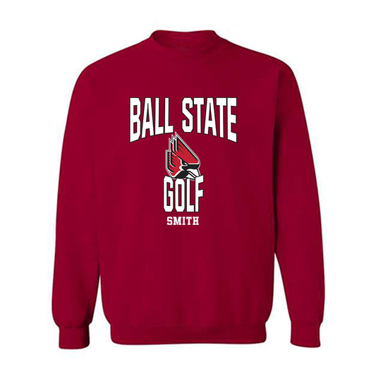 Ball State - NCAA Men's Golf : Carter Smith - Classic Fashion Shersey Crewneck Sweatshirt-0