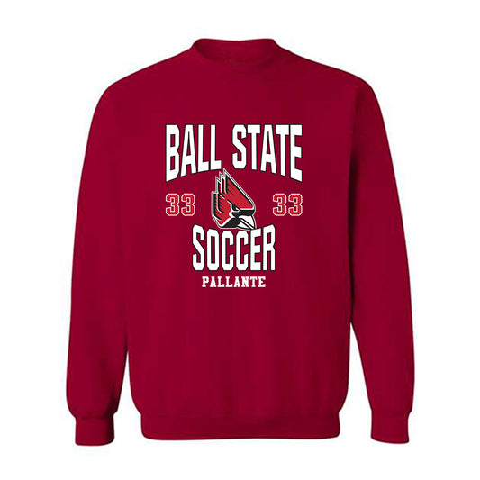 Ball State - NCAA Women's Soccer : Kate Pallante - Classic Fashion Shersey Crewneck Sweatshirt-0