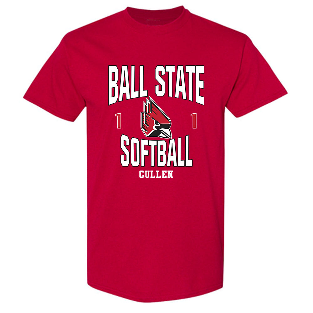 Ball State - NCAA Softball : Ayvah Cullen - Classic Fashion Shersey T-Shirt-0